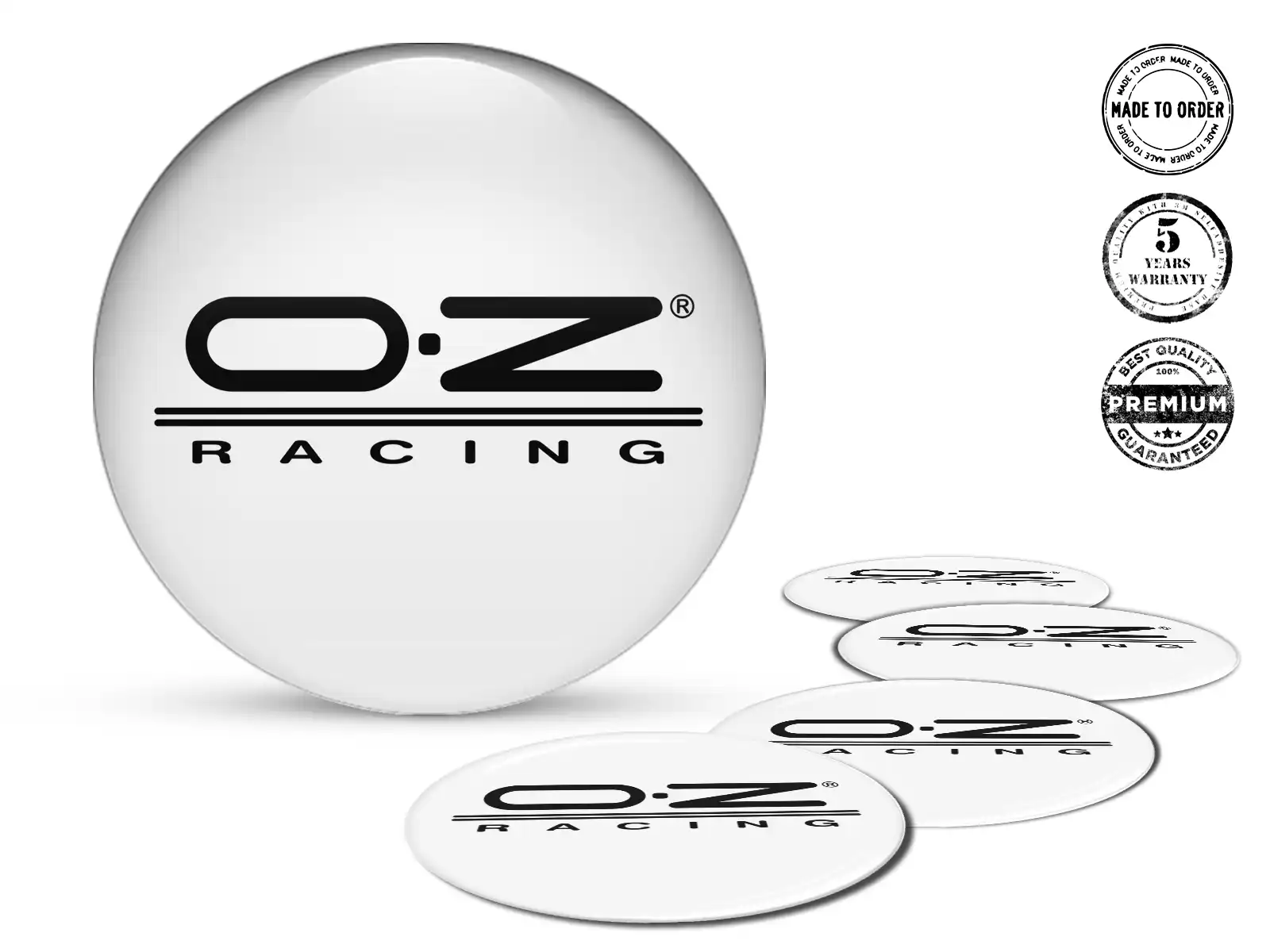 OZ Aufkleber Dome Stil Individuelle Rennsportembleme
